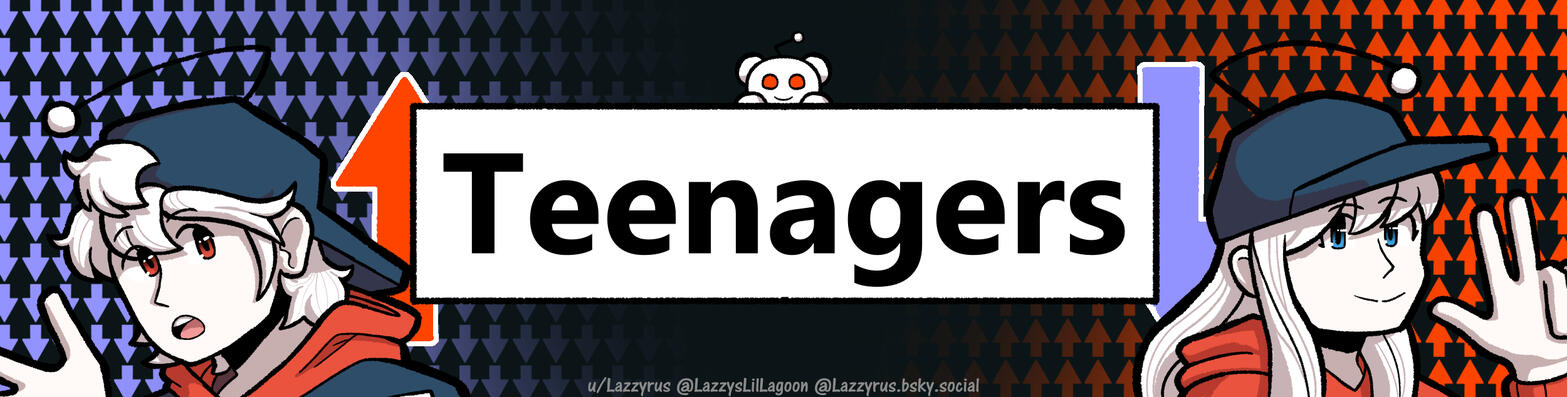 r/teenagers Banner Competition Submission (1st Place Winner)